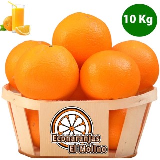 Caja de Naranjas Ecológicas de Zumo 10Kg | Directas del Árbol