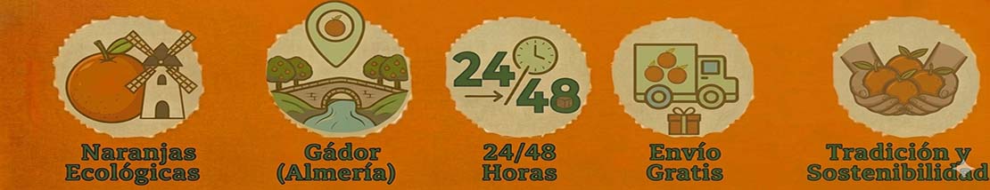 Venta de naranjas ecológicas a domicilio